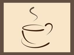 Clipart of Coffee Cup Logo