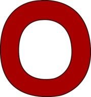 letter o drawing