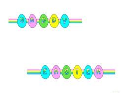 Digital Scrapbook Pages Easter Bunny Basket Eggs