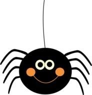 Halloween Spiders Free Cute Spider Web Happy