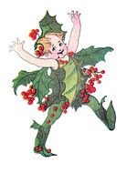 Clip Art of the Christmas boy