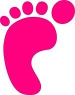 Pink And Blue Baby Feet