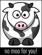 cow ni morefor you drawing