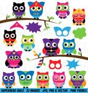 Superhero Owl & Vectors Illustrations On Creative Market