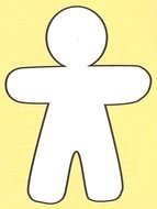 Human Body Silhouette drawing