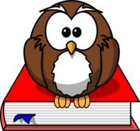 Smart Students Owl Vector