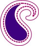 Paisley Pink Purple At Clkercom Vector Online