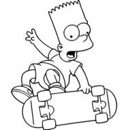 Os Simpsons Colouring Pages