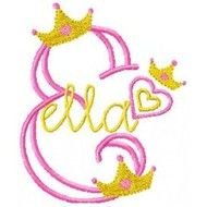 Girly Princess Monogram Font 16