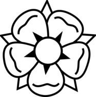 Chrismons flower drawing drawing