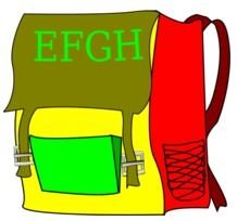 Alphabet School Bag Vector