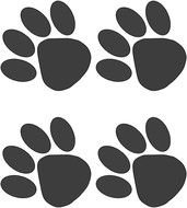 Related Pictures Paw Print Coloring Pages Download Page