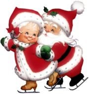 Transparent Cute Mrs Claus And Mr Png