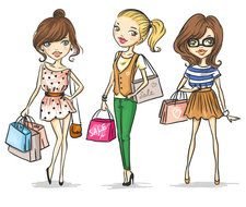 painted three fashionistas