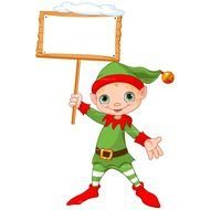 Elf At Mailbox drawing