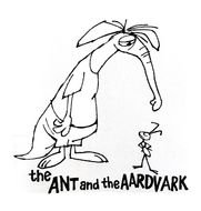 cartoon ant and anteater