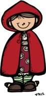 clipart of the person in a red hen