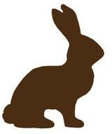 Bunny Rabbit Silhouette drawing