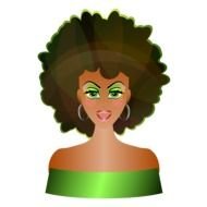nice girl cartoon drawing