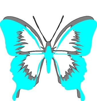 Butterfly 2 At Clkercom Vector Online Royalty