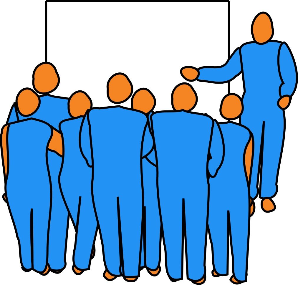 clipart of the man prepared Presentation