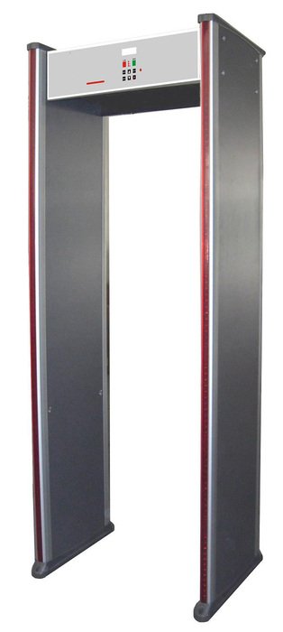 painted metal detector frames