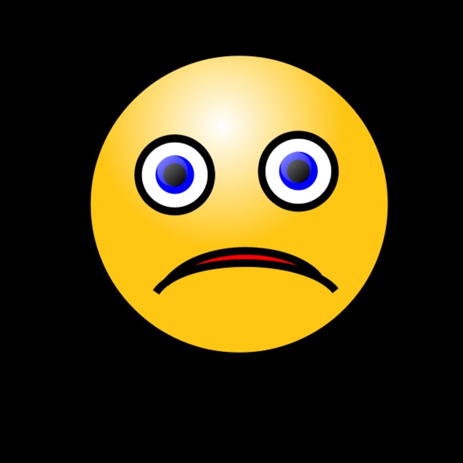 Sad Face Medium 600pixel Vector Sfree