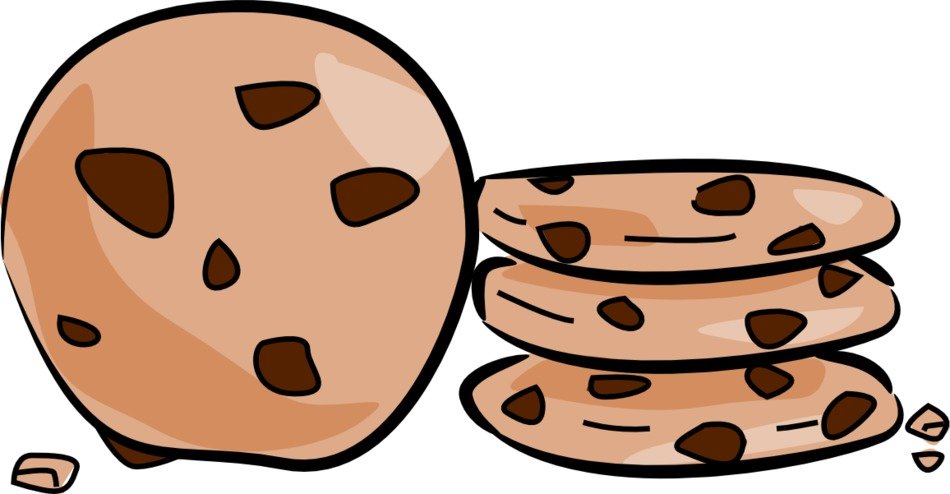 Cookies chocolate drawing