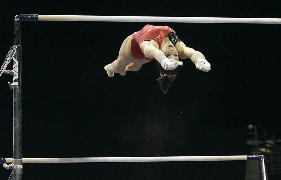 Clip art of jumper Gymnastic