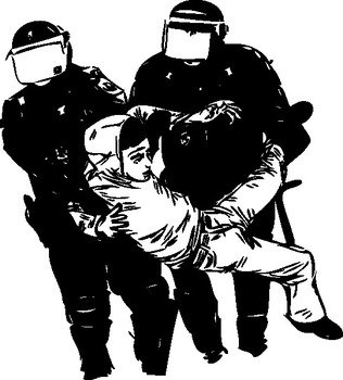 Police Brutality At Clkercom Vector Online
