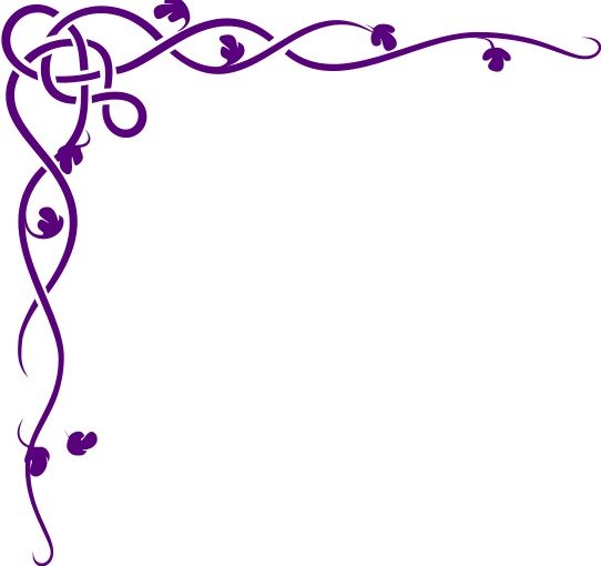 Purple Wedding Borders Panda Free Images clipart