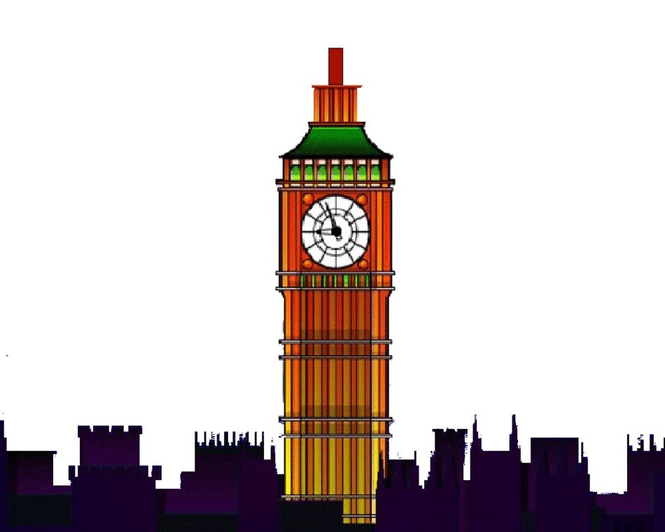 picture of big ben among buildings in london