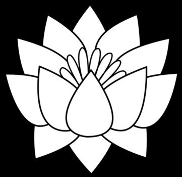 Lotus Flower Line Art Free