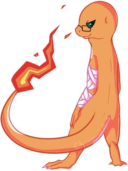 hera with fire on the tail