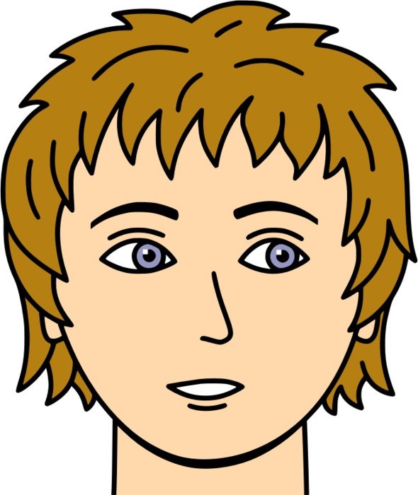 Face 1 Colour By Sas A Simple Cartoon Style It Was Supposed To clipart