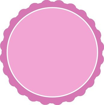Back &gt Gallery For Fancy Scalloped Circle