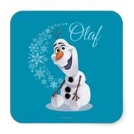 Olaf Favor Stickers Free Images At Clkercom Vector