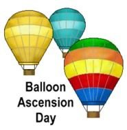 colored balloons on a black background