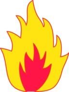 drawing of hot Fire