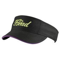 black cap with an inscription on a white background