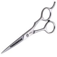barber scissors on a white background