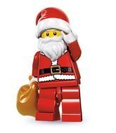 figure of santa claus in lego