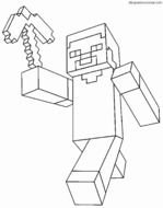 Steve De Minecraft Para Imprimir Y Pintar
