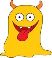 Clipart of the yellow Monster