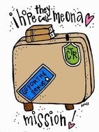 Missionaries bag drawing