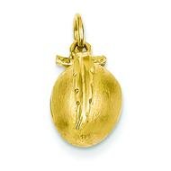 gold jewel like a peach