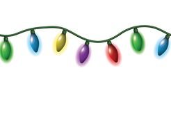 clipart of the colorful christmas bells