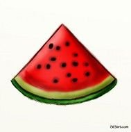 How To Draw A Watermelon