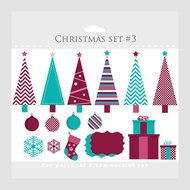Items Similar To Christmas Trees And Digital Papers
