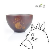 Wood Bowl and cat drawing